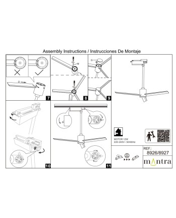 MONKEY FAN * VENTILADOR BLANCO